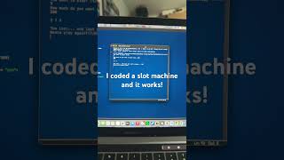 I coded a slot machine and it actually works! #python