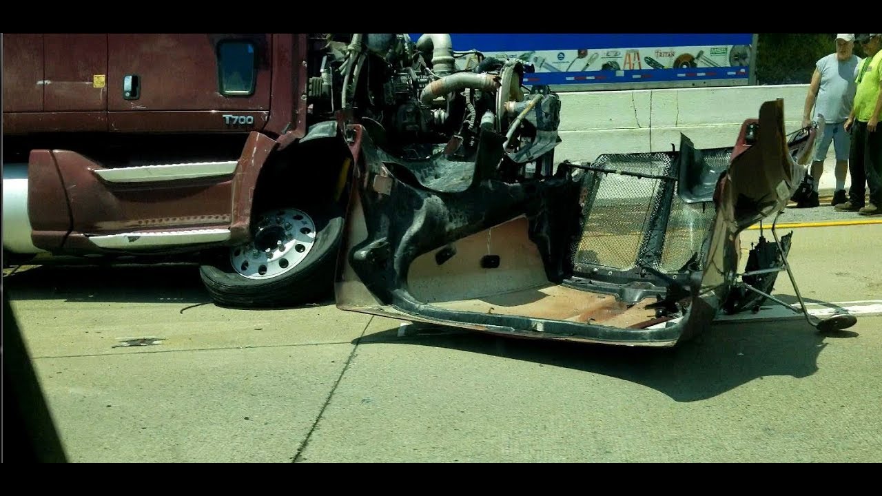Semi Wreck Nashville Mid Day Traffic YouTube