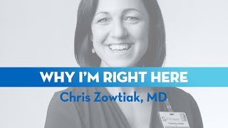 I'm Dr. Chris Zowtiak, and I'm Right Here