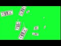 MONEY RAIN Green Screen Overlay Effect HD - Dollars Money Falling Free Effects (Download)