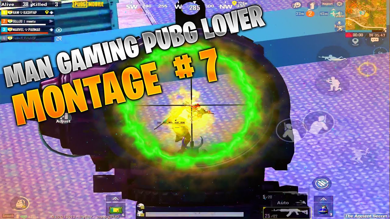 man gaming pubg lover | pubg mobile montage video