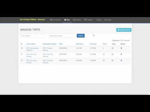 [ProjecTemplate] Bus Booking Platform - Website Backend