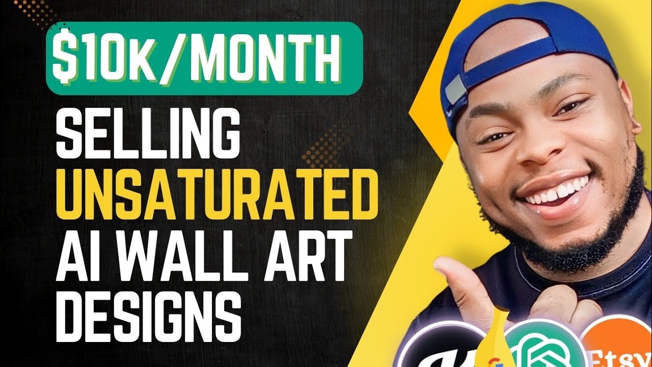Etsy New Seller! $10k/Mon | I Found The Best Strategy To Sell AI Wall Art Digital Products Fast