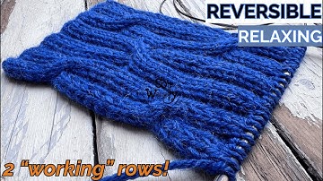 The Easiest Reversible Cable Knitting Pattern Ever (No Curl & So Relaxing!) So Woolly