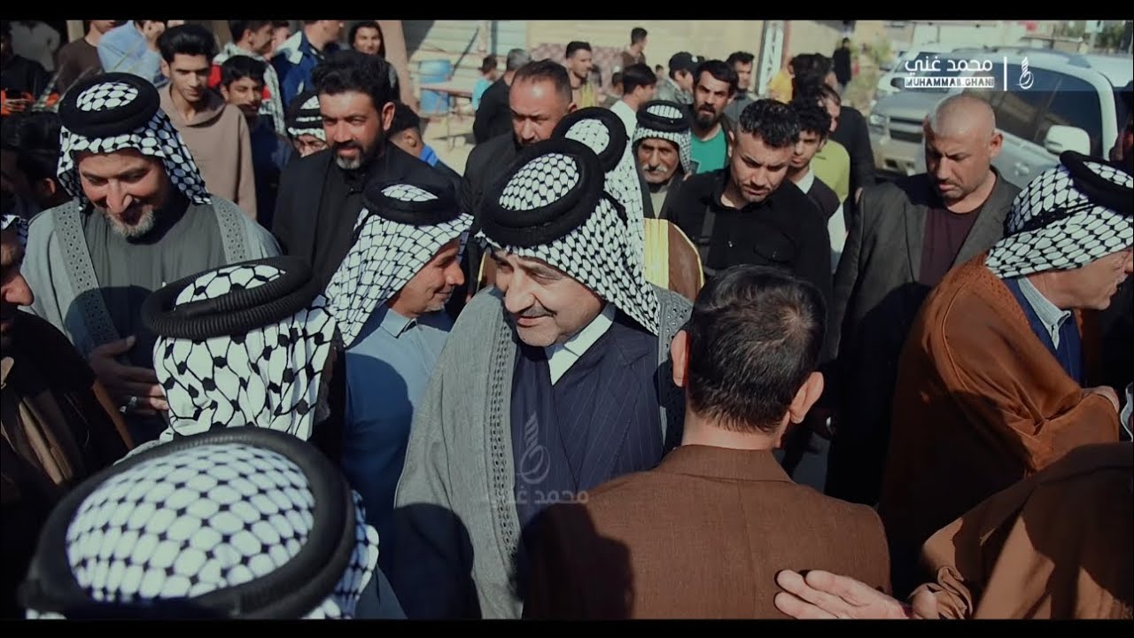 استقبال عشائر السودان لزعيمها في العراق الشيخ محمد سعدون الصيهود في ديون الشيخ ابو فراس السوداني