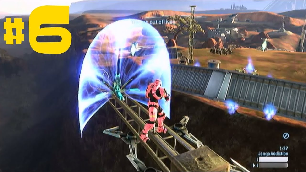 Halo 3 Custom Game Night: Jenga Addiction on Jenga Tower v5 (Part 2)