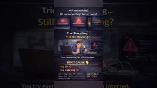 The Real Reason Your Network Fails ❌ #CyberSecurity #networkingbasics #Troubleshooting #socanalyst