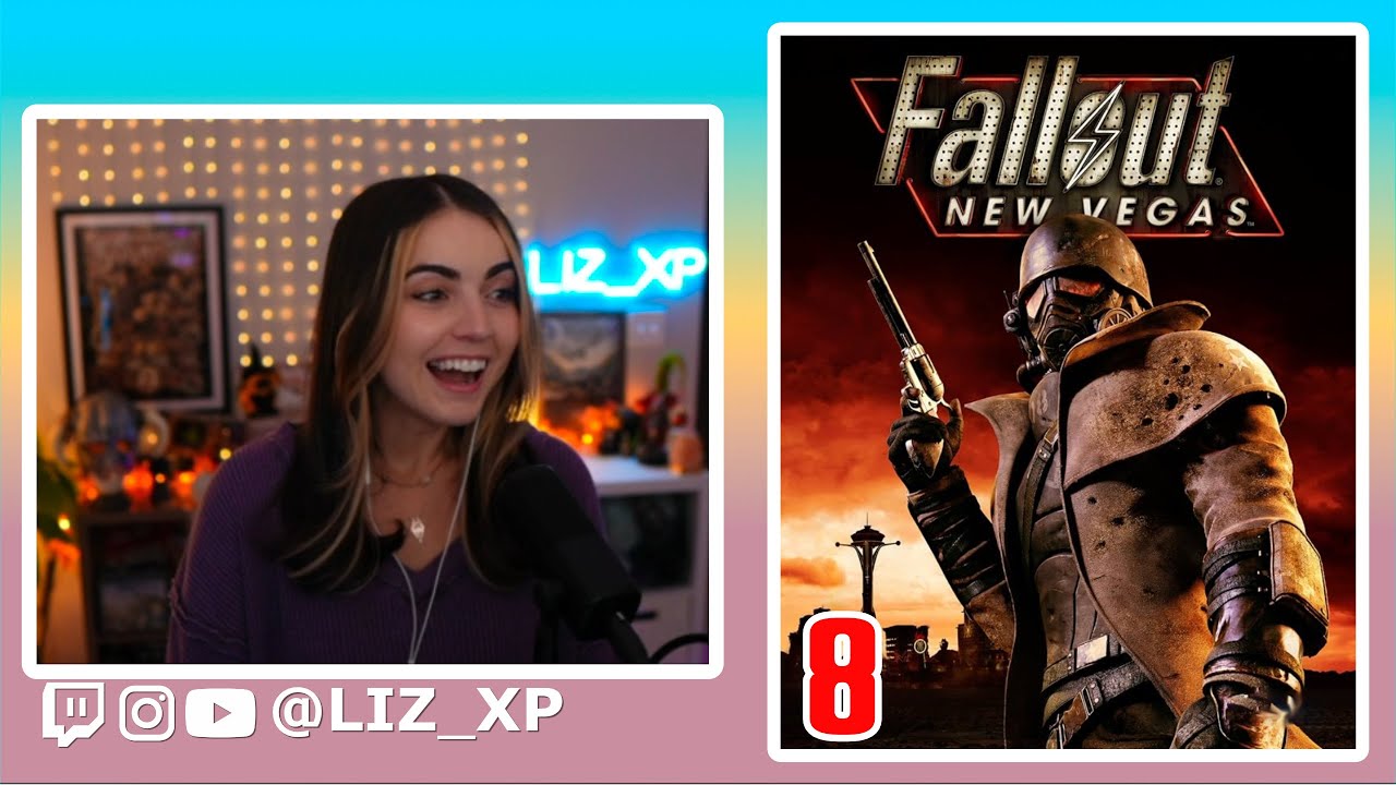 FIRST TIME PLAYING Fallout New Vegas | FULL VOD | LizXP [8]