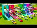 ALL EMERGENCY VEHICLES, POLICE CARS, EXCAVATOR, TIPPER TRUCK TRANSPORT TO GARAGE - FS22