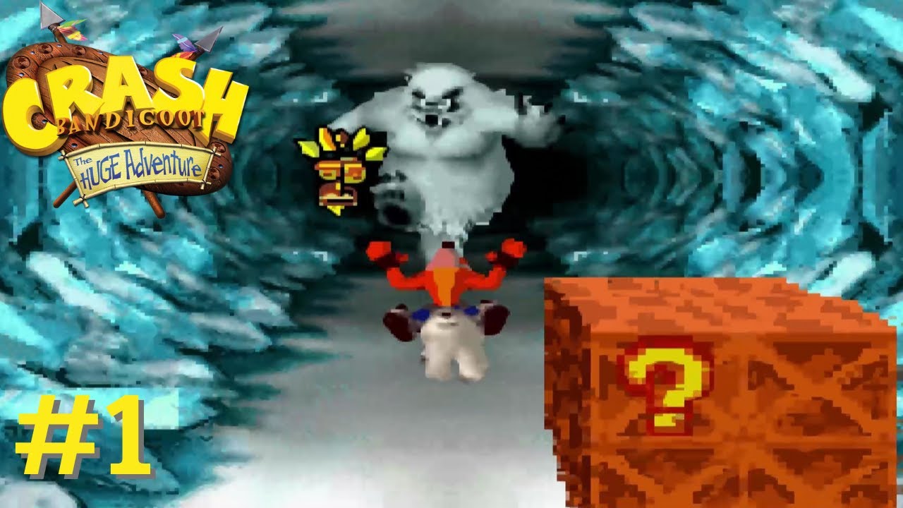 Crash Bandicoot The Huge Adventure Ep.1 วิ่งหนีหมี - YouTube