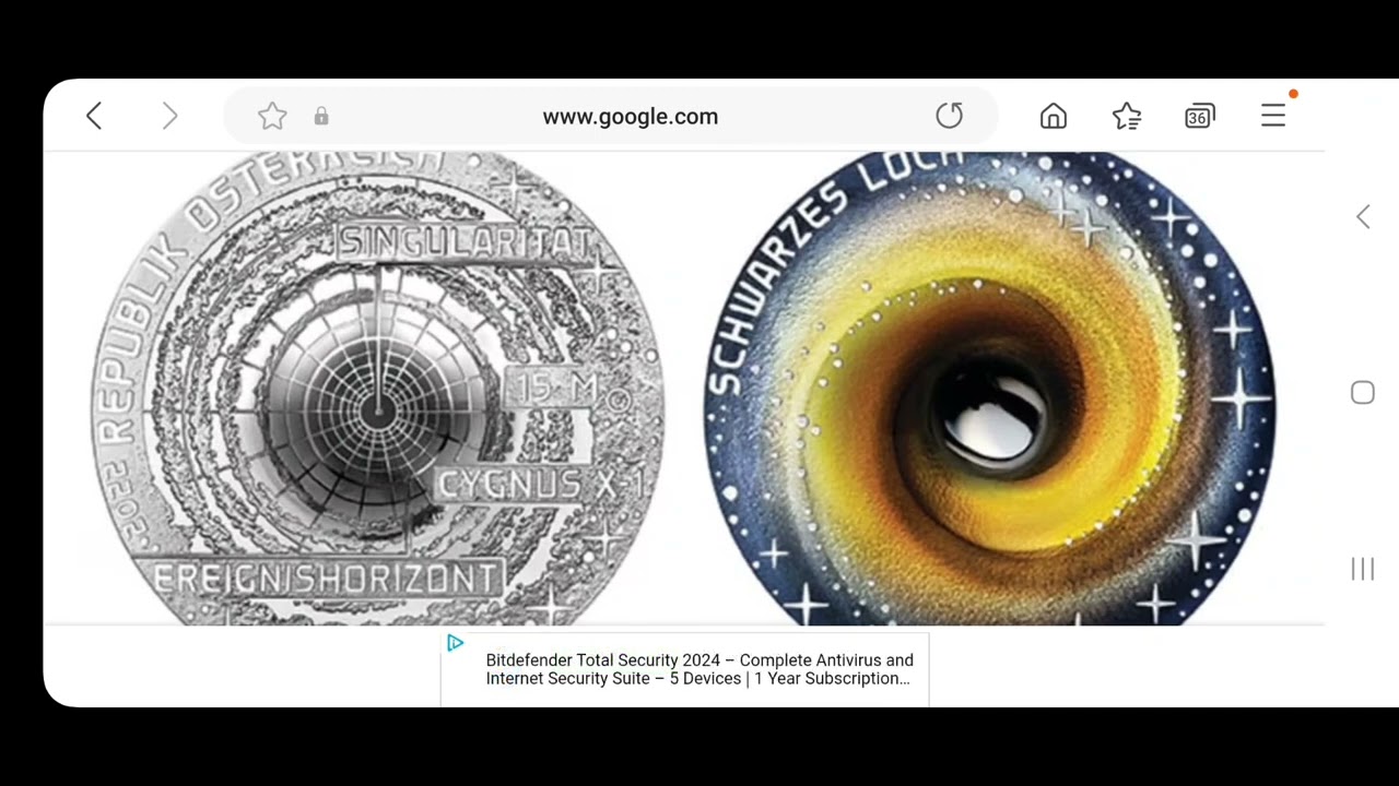 2023 Coin of The Year Austria's The Black Hole 20 Euro Silver Coin & Other Winners