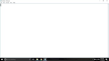 Open notepad in Windows 10 [Guide]