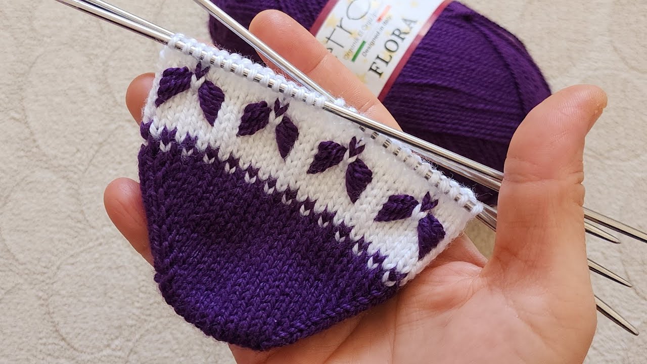 Çok kolay iki renkli kelebekli beşşiş patik modeli ✅️ #beşşişpatik ✅️ @livapatik