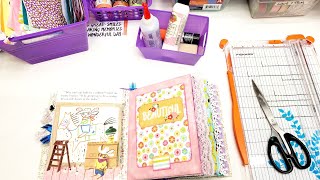 Little Golden Book Junk Journals - Decorating The Pages