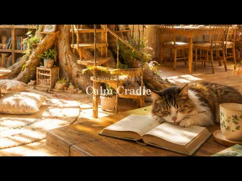 Relaxing Acoustic Guitar for Reading & Studying 📖 Cozy Library Ambience (3 Hours)