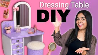Download lagu I Made Cutest Makeup Table from Cardboard 🎀