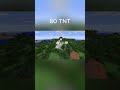 Minecraft 80 TNT Explosion Test #shorts