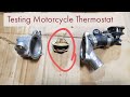 Testing Motorcycle Thermostat