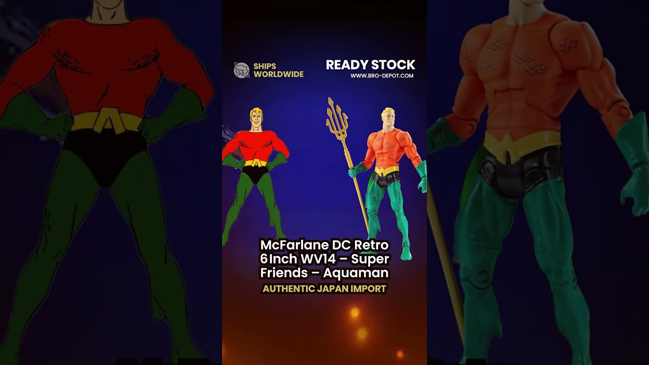 McFarlane DC Retro 6 Inch WV14 – Super Friends – Aquaman