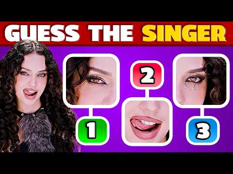 Guess the Singer by their eyes & lips 👁️👄👁️ How many Singers do you recognize?