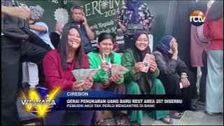 Gerai Penukaran Uang Baru Rest Area 207 Diserbu