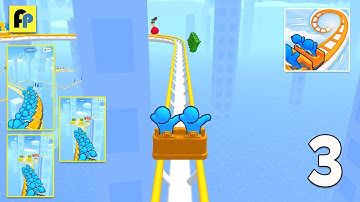 Runner Coaster - Walkthrough Gameplay Part 3 Levels 21 -30