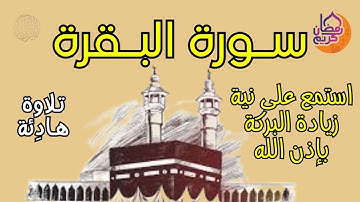 تلاوة مباركة خاشعة| سورة البقرة بصوت يرق القلب| استمع على نية التوكل على الله وزيادة البركة في الرزق