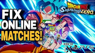 How to FIX Sparking Zero Online Matchmaking (XBOX PS5)
