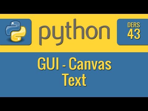 Python - 43 - Canvas Text
