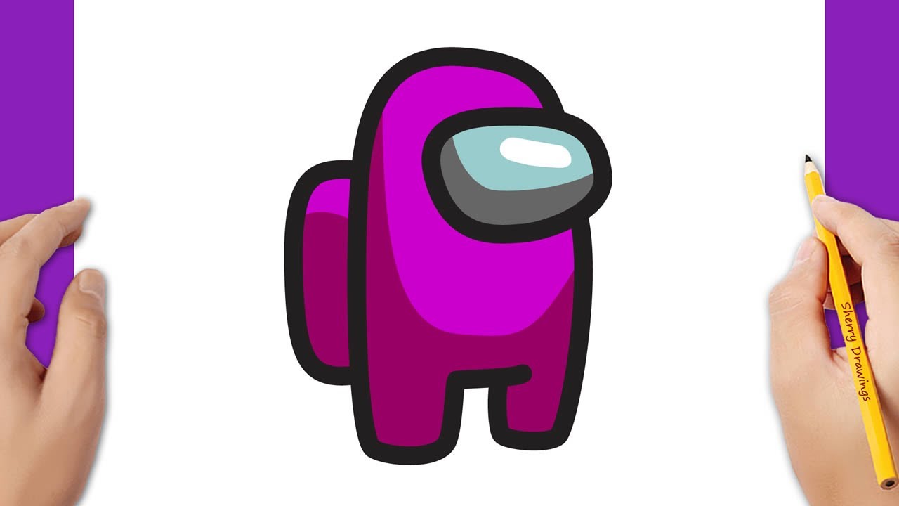 How to draw and paint AMONG US character YouTube