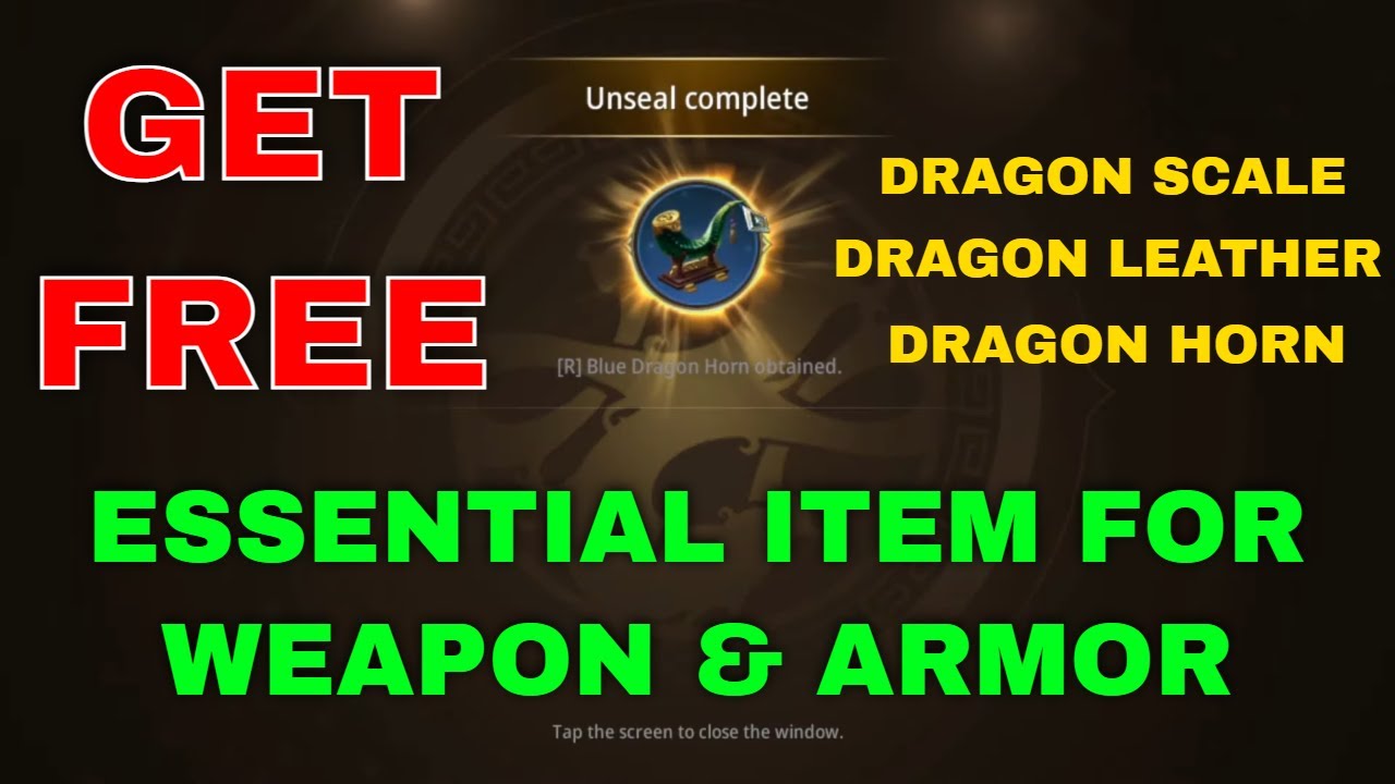Mir4 Fastest Way Get Rare Material Dragon Scale, Dragon Leather, Dragon Horn using Dragon Statue