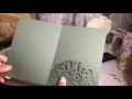 How to create this Laser Cut Pocket Fold Wedding Invitation with your Cameo or Cricut