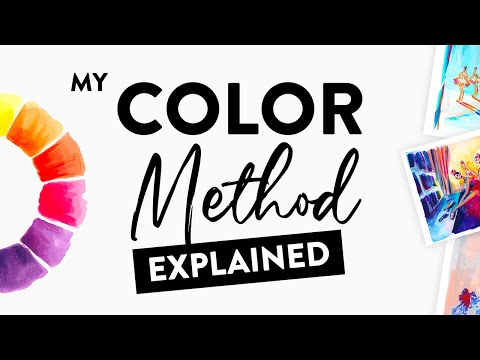 MY step by step METHOD for using color theory in PRACTICE