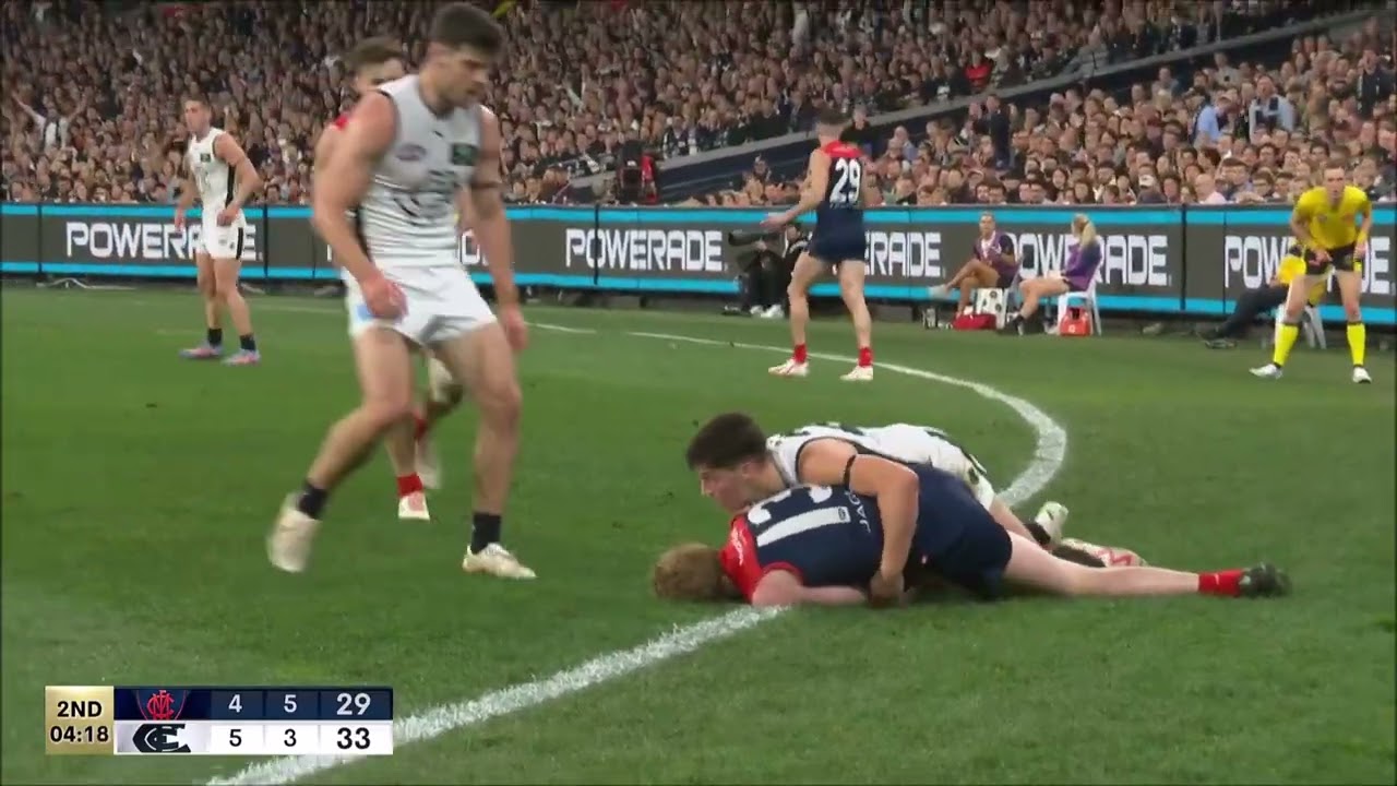 George Hewett - AFL Semi Final Highlights 2023 - Carlton @ Melbourne Demons