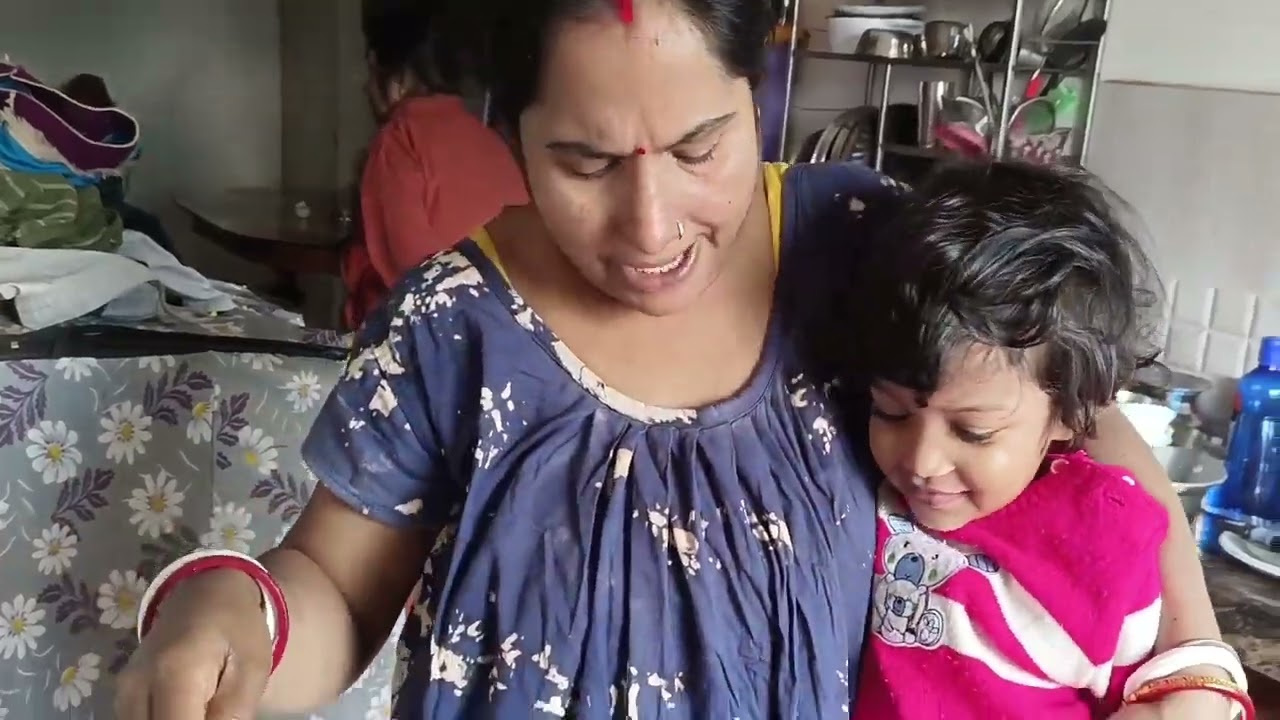 মিঠি মিঠাই গঙ্গা স্নান করতে গেল 🌼🌼 শিবের মাথায় প্রথম মিঠি মিঠাই জল ঢালল 💜🌿