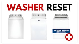 Conservator Washing Machine Reset Button Tutorial