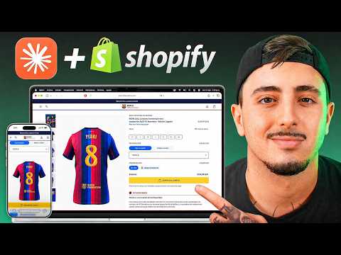 Copié la tienda del FC Barcelona con CLAUDE + SHOPIFY en MINUTOS