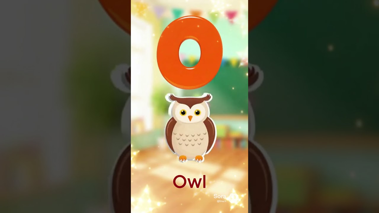 حرف O للاطفال | تعليم الحروف الإنجليزية مع أمثلة ممتعة |أسلوب هادىء Learn O letter 