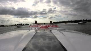 Donzi 22 ZX onboard at the start of Dutch Poker Run 2014