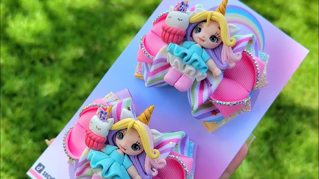 Moño Corazoncito para pares con listón de 1.5" o  3.8 cm de ancho 