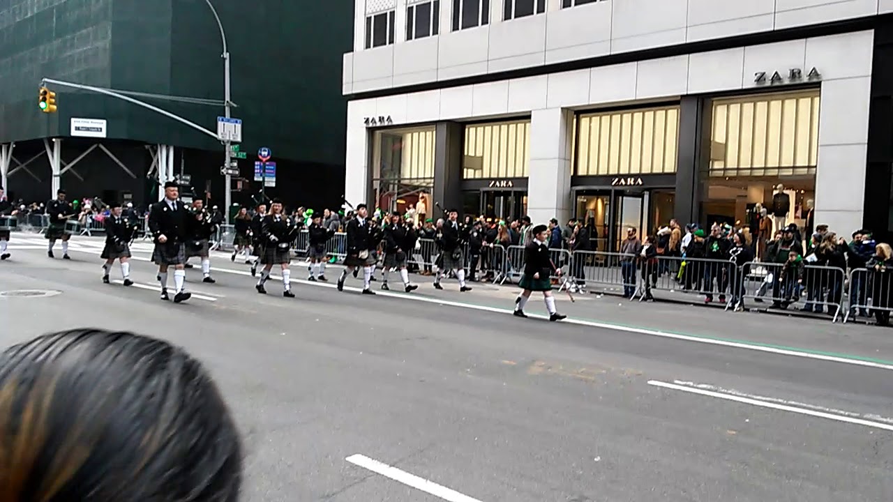 ELIZABETH RODRIGUEZ(MODEL) & MR. RIEPEL(MANAGER) @ST. PATRICK'S DAY PARADE 3/17/18