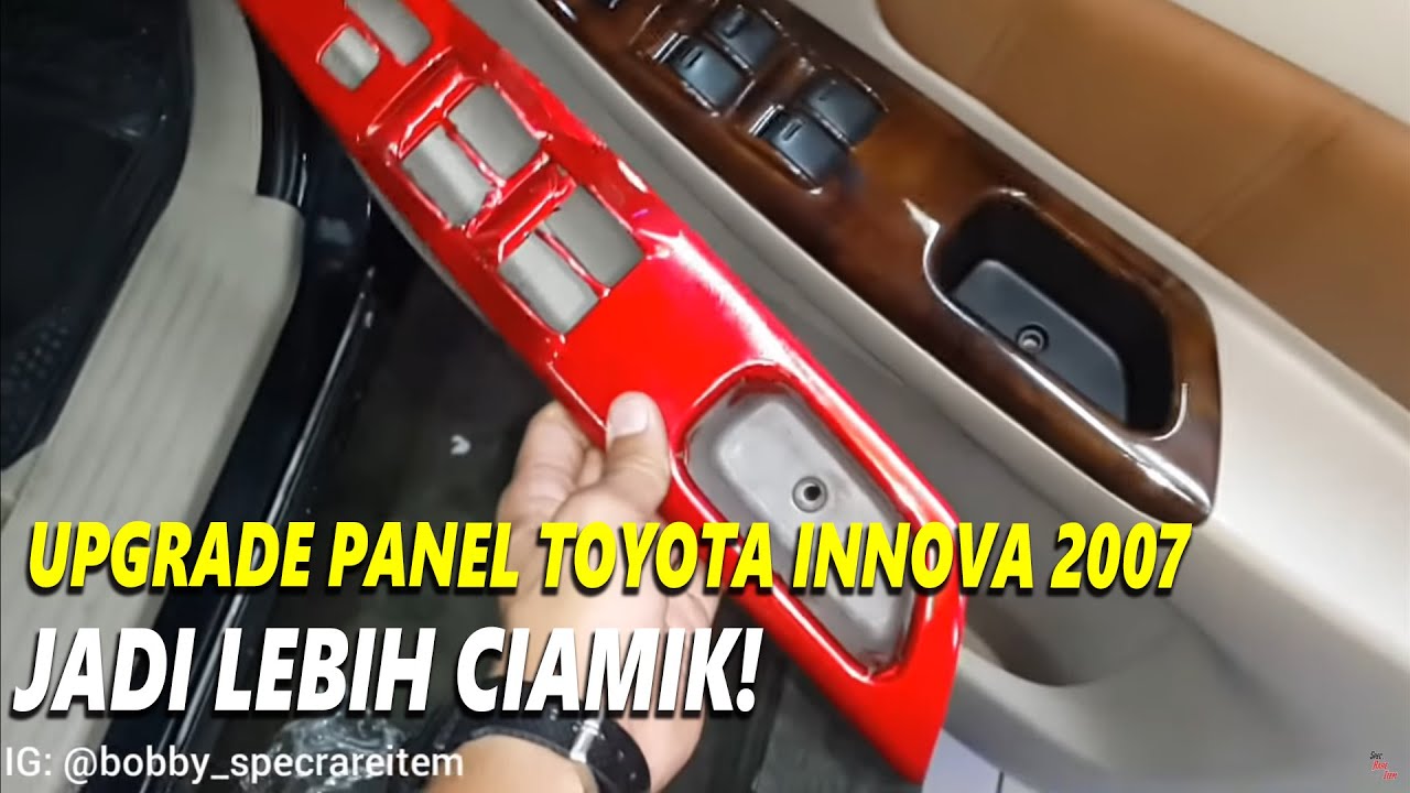 Toyota Innova 2007 Upgrade Wood Panel Innova Luxury Dan Stir Innova Reborn Tipe G 2017