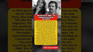 He played Smokey and the Bandit — He died calling her his love #BurtReynolds #love #devotion