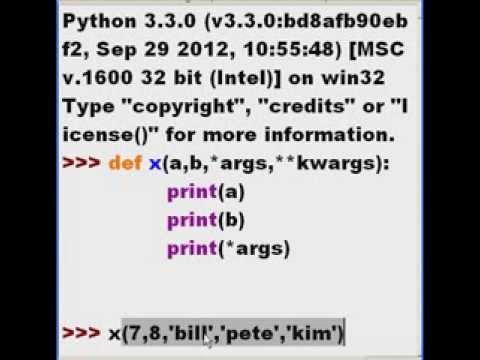 Python **args, return, and tuples