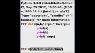 Python **args, return, and tuples