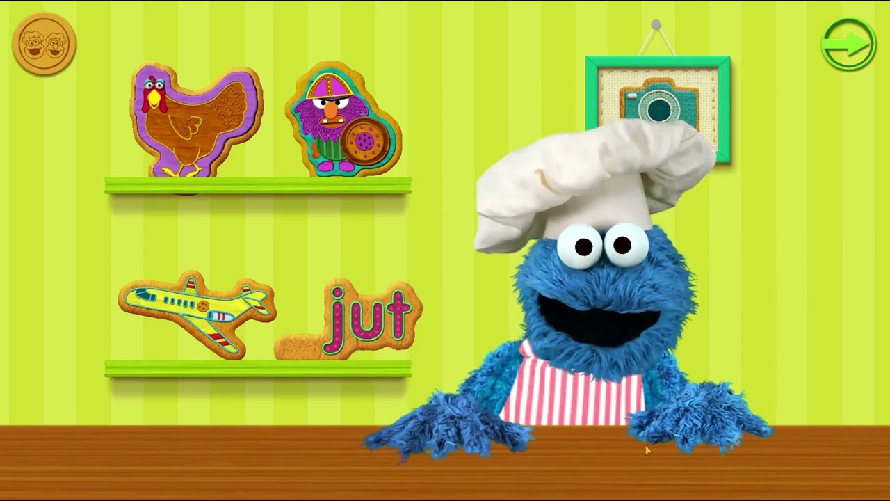 "123 Sesame Street Alphabet Kitchen" | Elmo & Cookie Monster!!