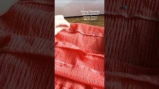 Dress to skirt #alteration #upcycle #thriftflip
