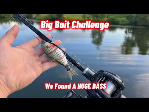 Big Bait Challenge! We Found A HUGE Bass!