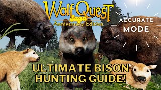 Ultimate BISON Hunting Guide Wolfquest Saga Accurate Mode (with chapters and captions)