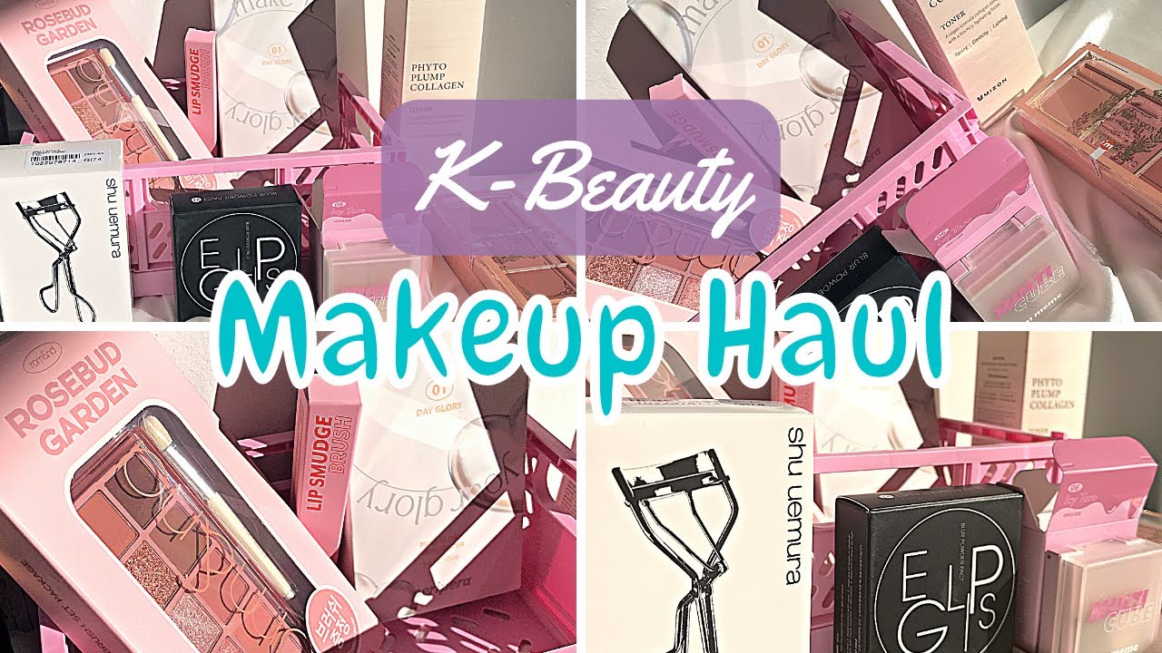 K-BEAUTY MAKEUP HAUL ❤ CUTE KOREAN MAKEUP UNBOXING | AESTHETIC YesStyle Haul (MAQUILLAJE COREANO)